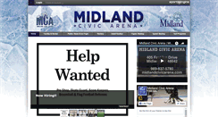 Desktop Screenshot of midlandcivicarena.com